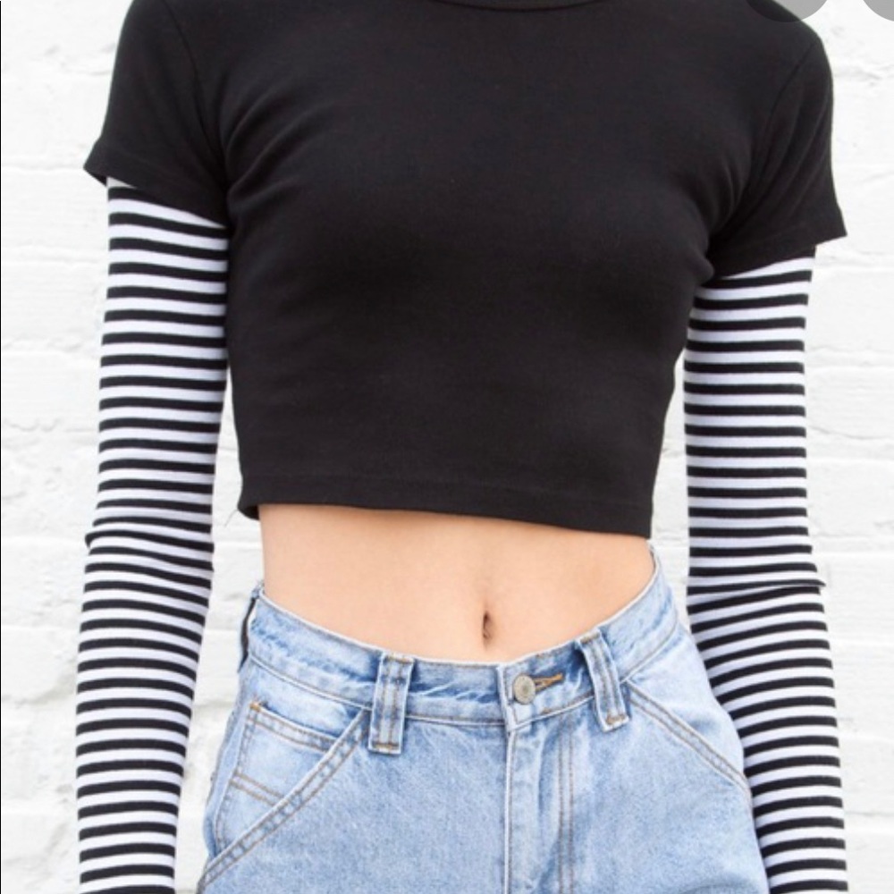 Ashlyn stripe sleeve top